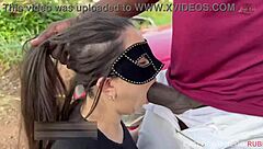 Masked Slut Suffers Humiliation On Monster Cock While Husband Watches