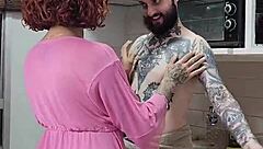 Crossdresser Gets Nailed All Over House After Work