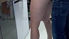 french slut in black satin lingerie gives deepthroat blowjob pov 😈