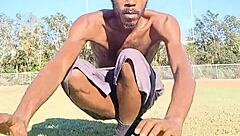 It's a good workout session in the dorm with cute amateurs.