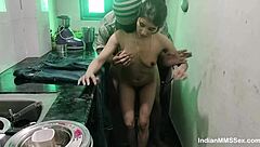 Indian Couple Bangs Hard in Steamy Kitchen Session