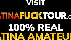 My hot amateur latina tinder date sucking my big cock