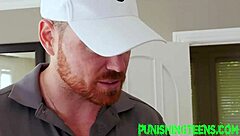 this kinky cheerleader got railed so rough, damn!