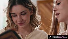 Demi Hawks Licks Kait Passionately