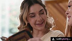 Demi Hawks Licks Kait Passionately