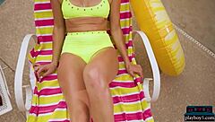 Watch Katie Kush Rip Clothes And Expose Petite Body Outdoors!