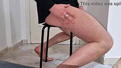 Blue-eyed alternative girl flashes neighbors with big ass