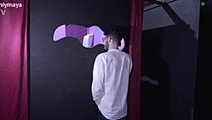 Watch Onlymaya's Backstage Fuck With Voyeurs!