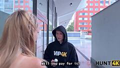 Blonde Babe Naomi Love Feels Thrill Of Cheating On Boyfriend While Showing Natural Boobs