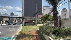 Brazilian slut hunts homeless for wet pussy riding fantasies