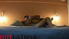 Pay lodging with sex on New Year, bound girlfriend gets creampie 😏