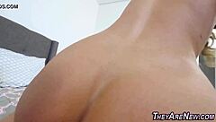 Teen Newbie BOOTY SPUNKED with Monster COCK