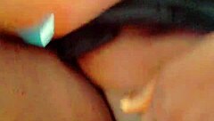 Feeling the creamy delight of her little pussy.