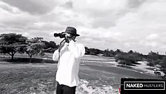 Emotional Threesome with Ebony and Ivory in Florida Woods