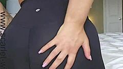 I watch superhot teacher scarlet do her strip tease