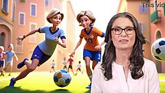 French Mom Plays Foot Games with Stepson