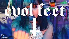 Wanna see us tickle feet and suck toes with a lesbian strap-on?