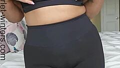 I watch superhot teacher scarlet do her strip tease