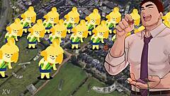 the office lady manages her daily responsibilities with ease