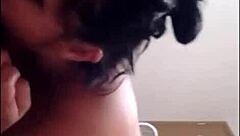 Cheating bbw wife fucks her new lover with plump ass and brunette hair.
