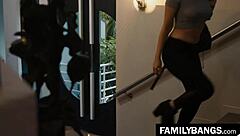 lone housewife fucks young masseuse hard