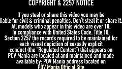 miles long forces blonde valerie white to eat his cum outside in the pov.