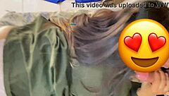 Beautiful Mexican couple shares homemade interview in hotel