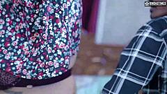 Big Round Milky Stepsister Has Sex with Stepbrother When Parents Are Away