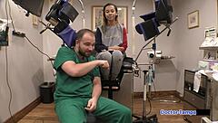 Dr. Tampa Conducts Kalani Luana's Yearly Physical, Examining Her Spread Ass, Tattoo, Natural Tits, And Curly Hair In POV