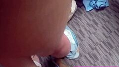 Two teens endure intense punishment with big cocks at the shop.