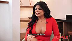 Roxsana Gutierrez undergoes a steamy porn casting session.