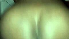 my sweet pussy rides big black cock hard, creampie filling me up wet