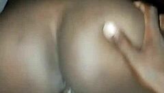 my sweet pussy rides big black cock hard, creampie filling me up wet