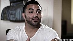 Sister spies on couple assfucking.