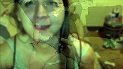 Stupid cunt bitch can't handle the dick so I gag the stupid slut