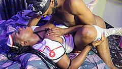 Horny nurse bangs big cock patient hard