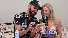 i discuss huney baked melons on elo podcast mid-interview