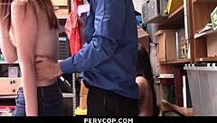 Hey officer, what if we suck your cock to avoid arrest?