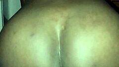 my sweet pussy rides big black cock hard, creampie filling me up wet