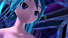 hatsune miku in alien project diva nude bunny costume