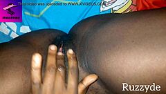 In the early morning garage, he gropes and fingers her unwashed pussy.