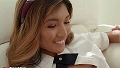 Asian College Student Apologizes After Riding Daddy's Cock In Uniform