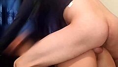 follando sin condon con el novio de mi amiga y casi termino dentro