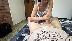 Hot Tinder date gives epic blowjob and swallows it all.