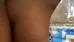 Look at that ebony fat ass getting creampied