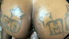 Fucked doggystyle by big black cock from Tinder