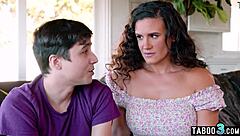 Penny Barber's secret with her stepson. Milf mommy taboo blowjob affair.