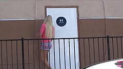 a surprise from the wall delights beautiful riley