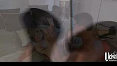 Blonde girlfriend penny pax in lingerie gives an amazing performance with big tits