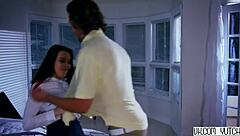 Linda the schoolgirl teen 18+ gets seduced and rides toys in her tight pussy